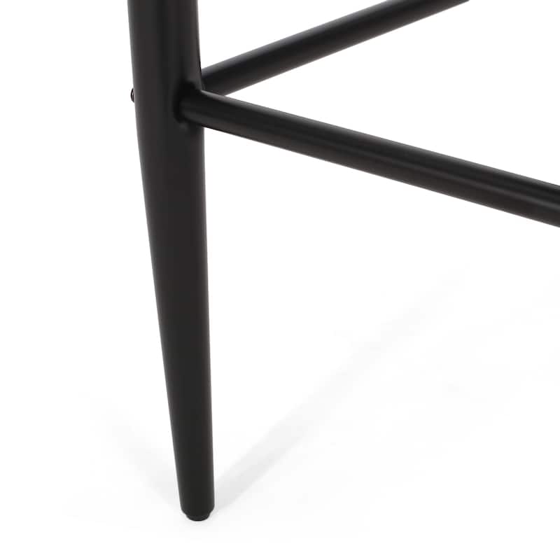 Elmore Fabric and Iron 30 Inch Barstools (Set of 2) by Christopher Knight Home