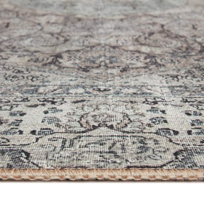Alexander Home Victoria Shabby Chic Printed Vintage Area Rug