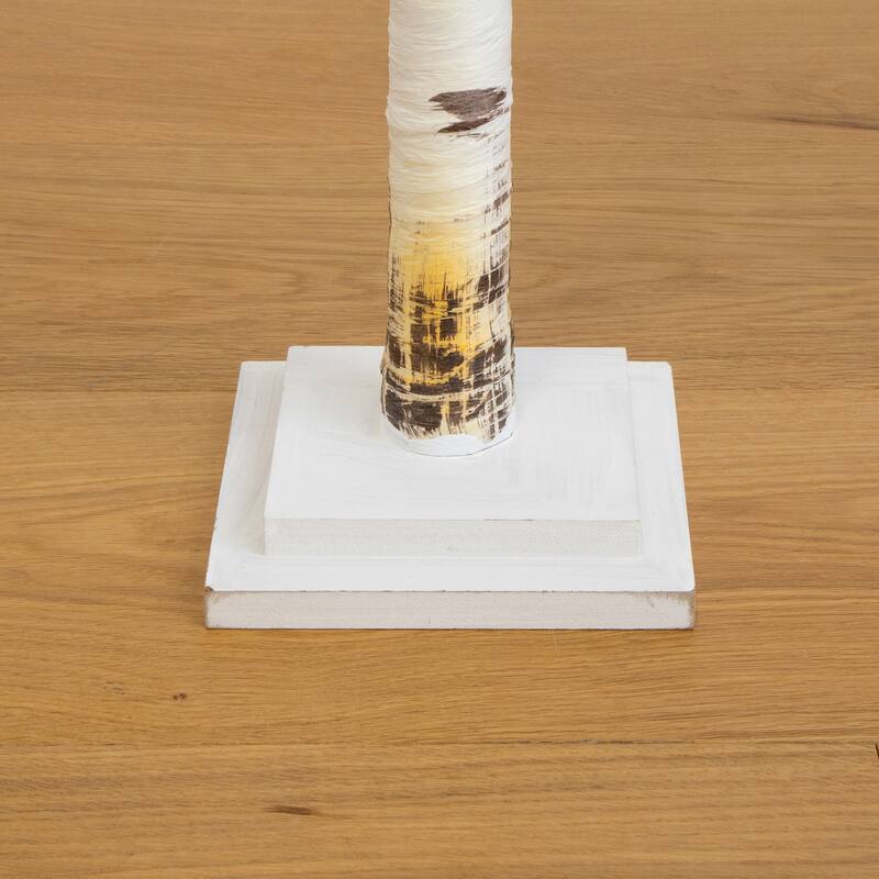 4ft. Pre-Lit Artificial Birch Tree with 50 Warm White LED Lights - Stylish Holiday X-Mas Accent Tree