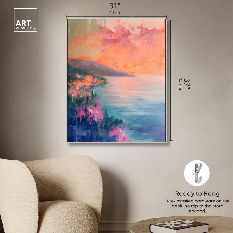 Tropical Twilight III Canvas by Art Remedy