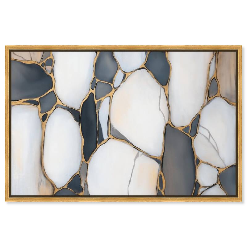 Metamorphic Medley I Canvas by Art Remedy - Gold - 15" x 10"