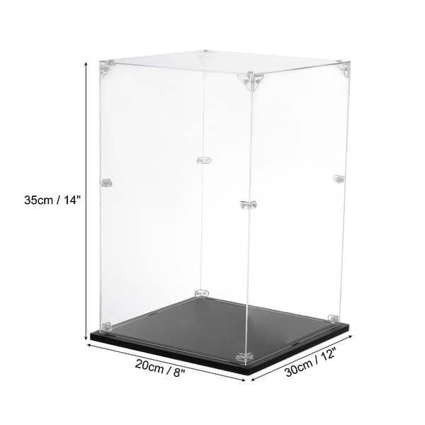 dimension image slide 12 of 65, Acrylic Display Case, for Displaying Collectibles, Dolls, Model Car