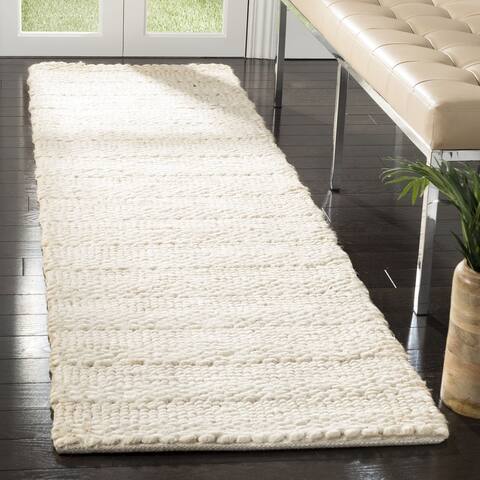 Natural Fiber Henrika Braided Runner Rug, Bleach, 2'3" x 6' - 2'3" X 6' Runner