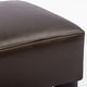 preview thumbnail 4 of 18, Adeco Small Rectangular Ottoman Modern PU Leather Footrest Stool Chair