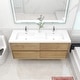 preview thumbnail 29 of 39, Selina 60" Wall Mounted Vanity with Double Sink
