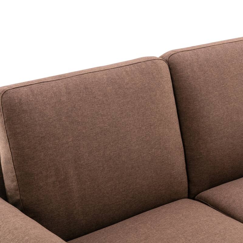 Roomfitters 57.9" Pull-Out Sleeper Sofa Loveseat with Twin Size Memory Foam Mattress, Two USB Charging Ports