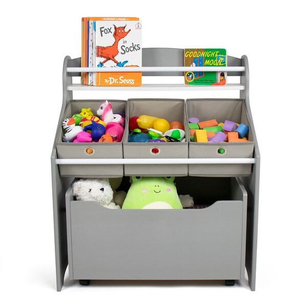 humble crew toy organizer with shelf