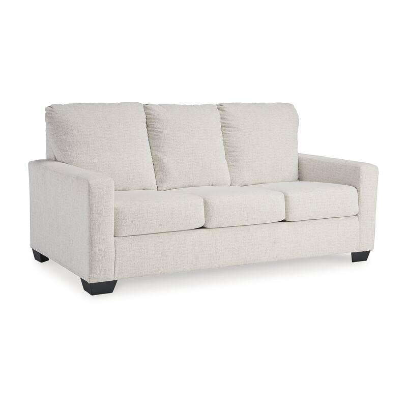 Signature Design by Ashley Rannis Snow Full Sofa Sleeper - 76"W x 40"D x 39"H