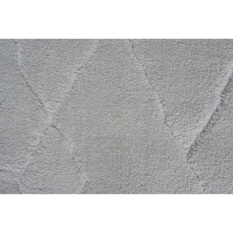 Nina Madison Ivory Recycled Polyester Area Rug - 6' x 9'