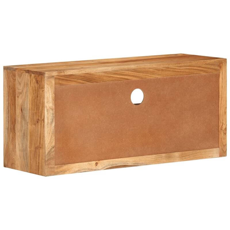 vidaXL TV Stands 2 pcs 34.6"x11.8"x15.7" Solid Wood Acacia - 34.6" x 11.8" x 15.7"