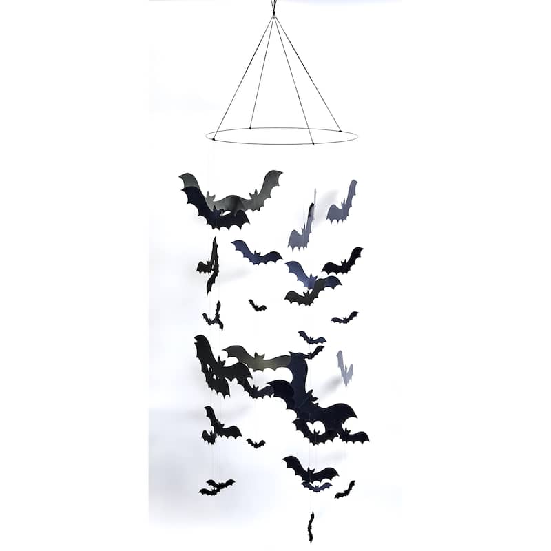 56" Halloween Hanging Bats Mobile Decoration