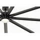 preview thumbnail 3 of 11, Fanimation Odyn 84 inch Indoor/Outdoor Smart Ceiling Fan with LED CCT Select Light Kit and Remote - Black
