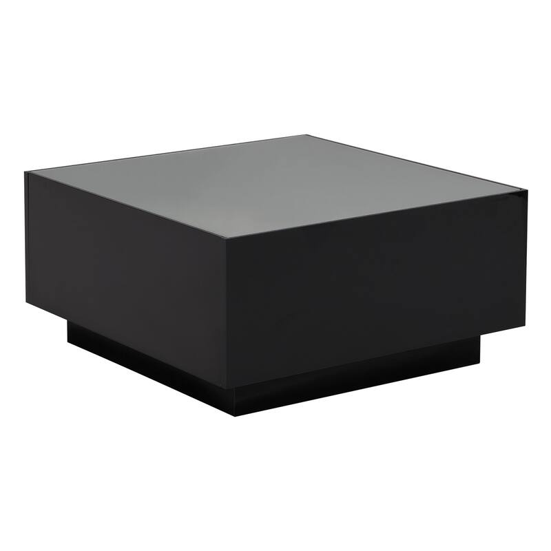 Modern Style Living Room Table with LED Lights