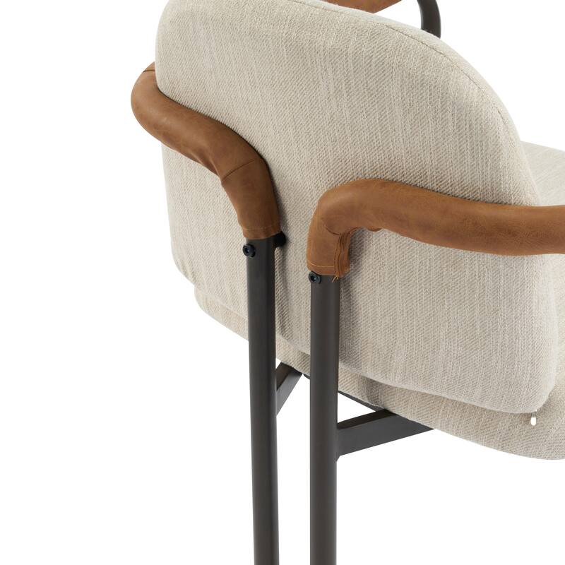 Upholstered Arm Chair Dining Chairs (Set of 2)