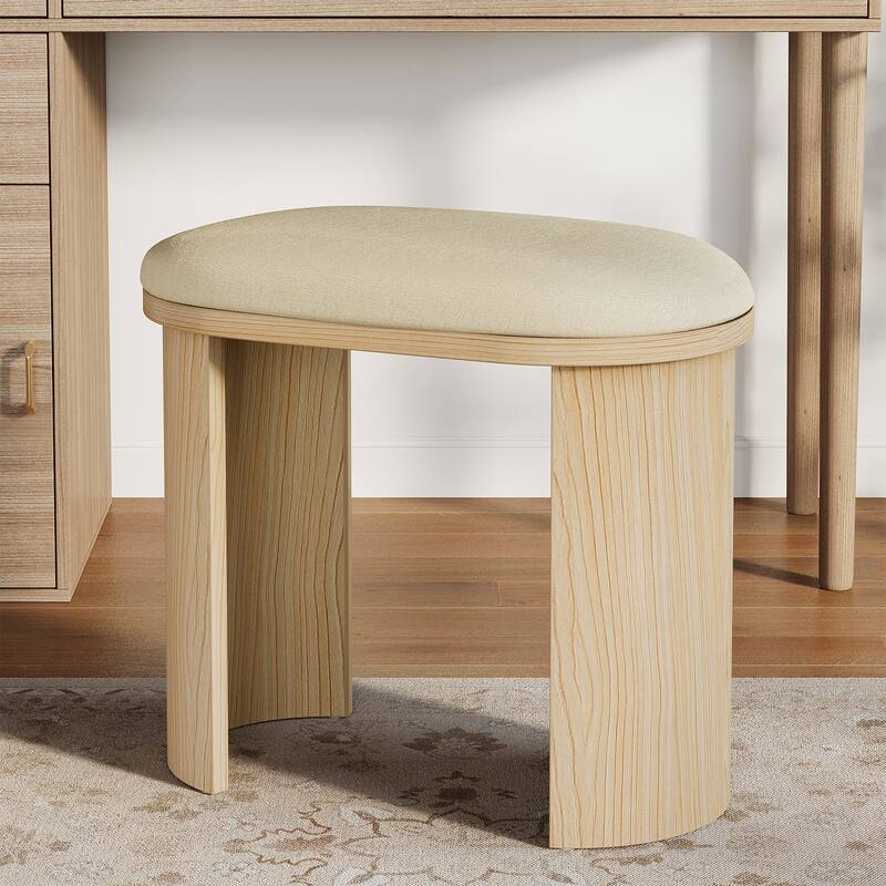 23.6 Inch Vanity Stool Chair, Ottoman Footrest, Sofa Footstool Shoe Bench