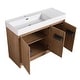 preview thumbnail 17 of 74, Beingnext 24"/30"/48"/60" Bathroom Vanity with Sink, Freestanding Bathroom Vanity with Soft Close Door and Shelf