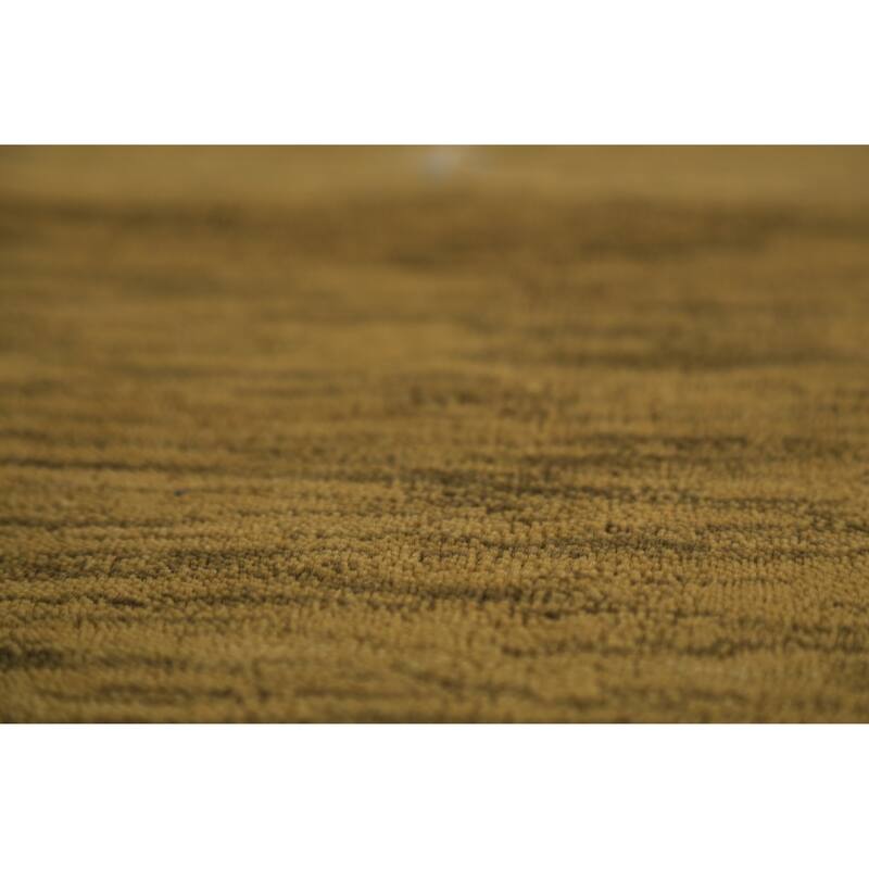 Green Gabbeh Indian Foyer Rug Handmade Wool Carpet - 2'11" x 4'10"