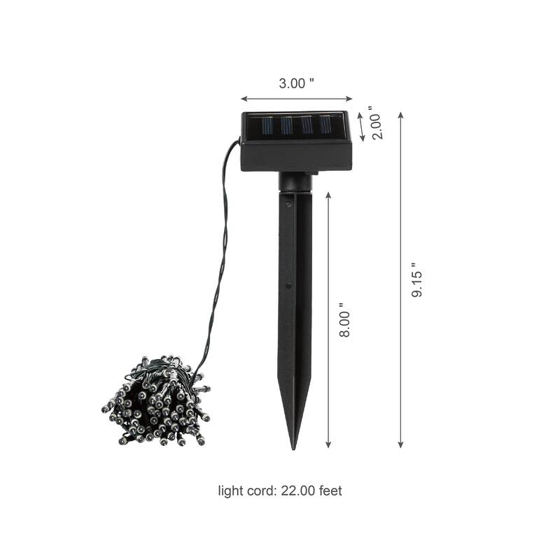 Glitzhome Outdoor Solar String Light with 50 LEDs/100LEDs