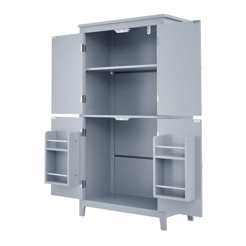 Elegant Bathroom Floor Storage Cabinet
