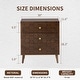 preview thumbnail 17 of 15, COSIEST Mid-Century Honeycomb 4 Legs Nightstands with Drawers