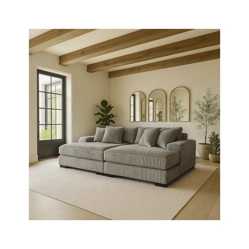 Signature Design by Ashley Lindyn Super Chaise - Gray