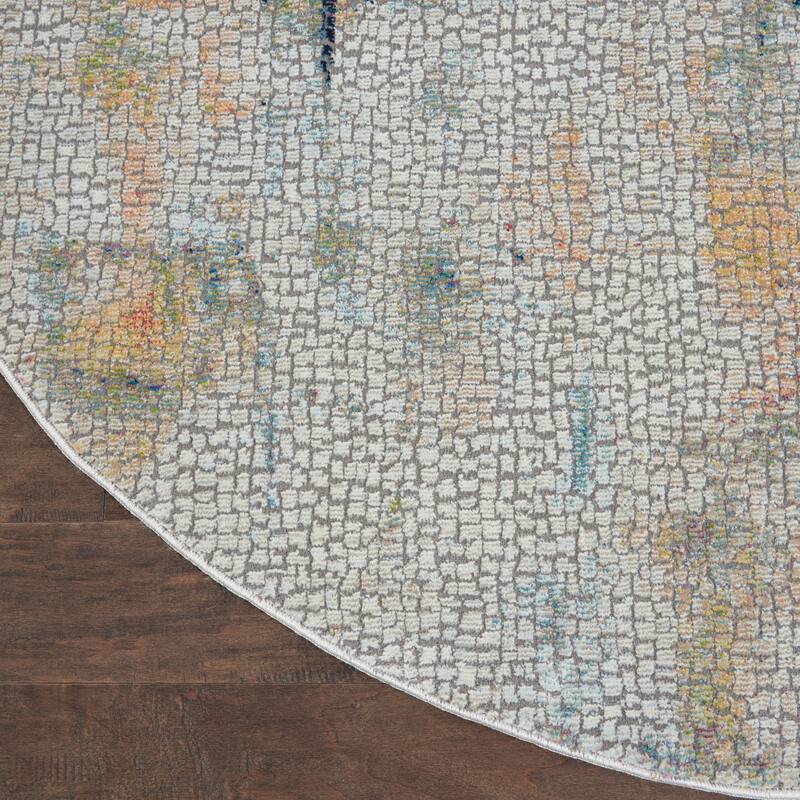 Nourison Global Vintage Textured Abstract Area Rug