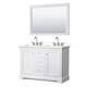Option White / Giotto Quartz Top / Polished Chrome