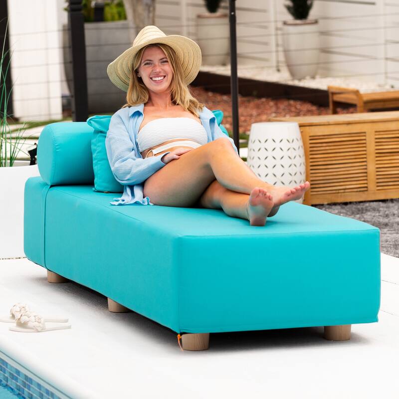 Jaxx Alvy Outdoor Sun Lounger - Luxurious Sunbed with Sunbrella Cover
