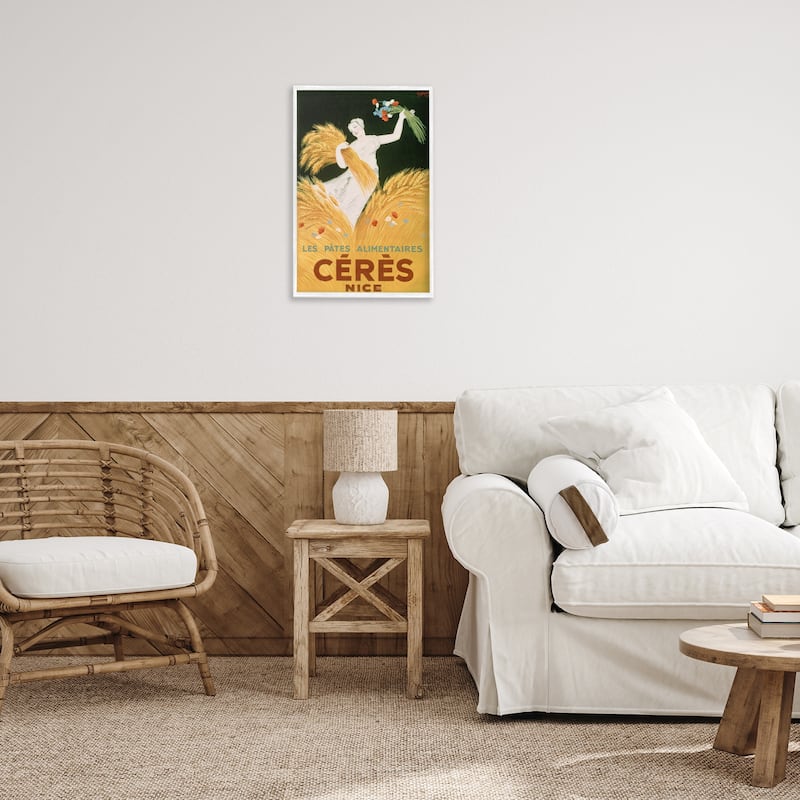 Stupell Antique Ceres Goddess Framed Giclee Art Design By Marcus Jules