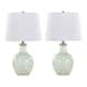 Option Spanish Green Glass/Chrome/White Linen