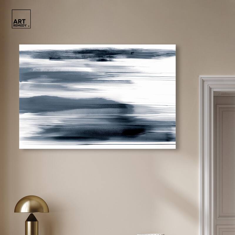 Blue Mirage Canvas by Art Remedy, Gallery Wrapped