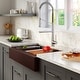 preview thumbnail 19 of 49, Karran 34" Retrofit Undermount Large Single Bowl Quartz Farmhouse Workstation Kitchen Sink