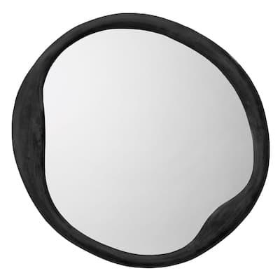 Jamie Young Natural Metal Round Wall Mirror