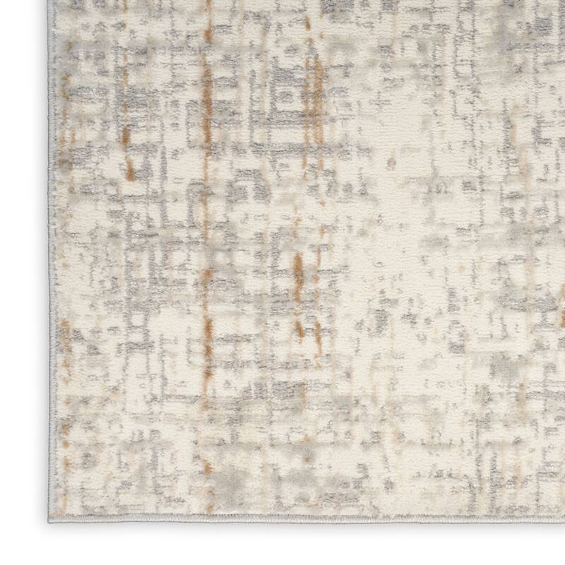Calvin Klein CK950 Rush Indoor only Grey Abstract Area Rug