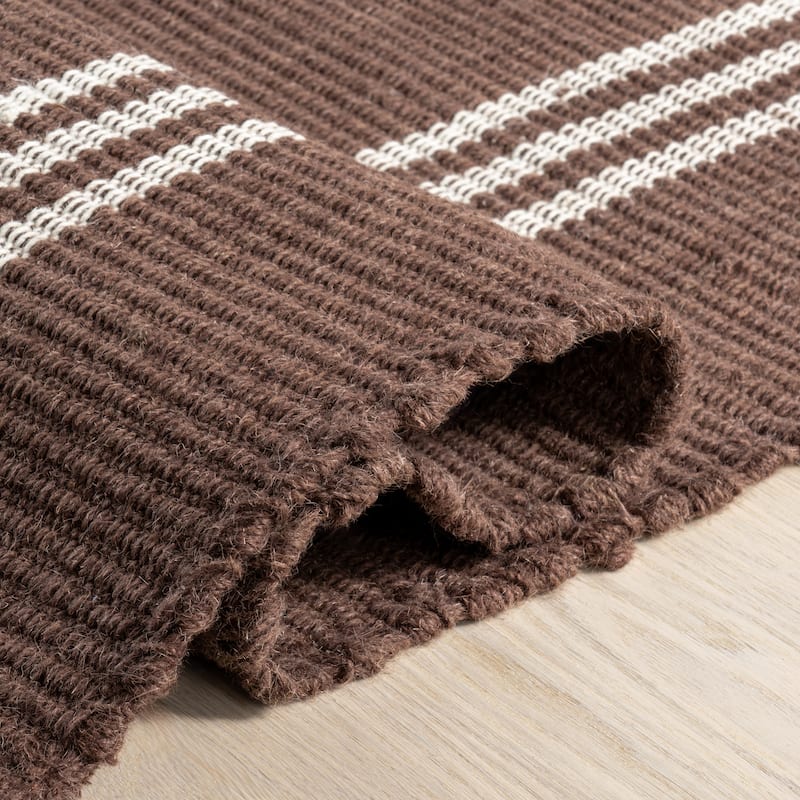 Hawthorn Striped Wool Area Rug