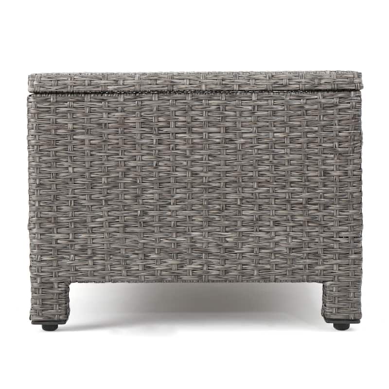 Puerta Outdoor 8-piece Wicker Sofa Chat Set with Cushions by Christopher Knight Home