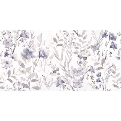 Idyll 24x48 Glossy Porcelain Floral/ Botanical Tile - Floor & Wall - Large Format
