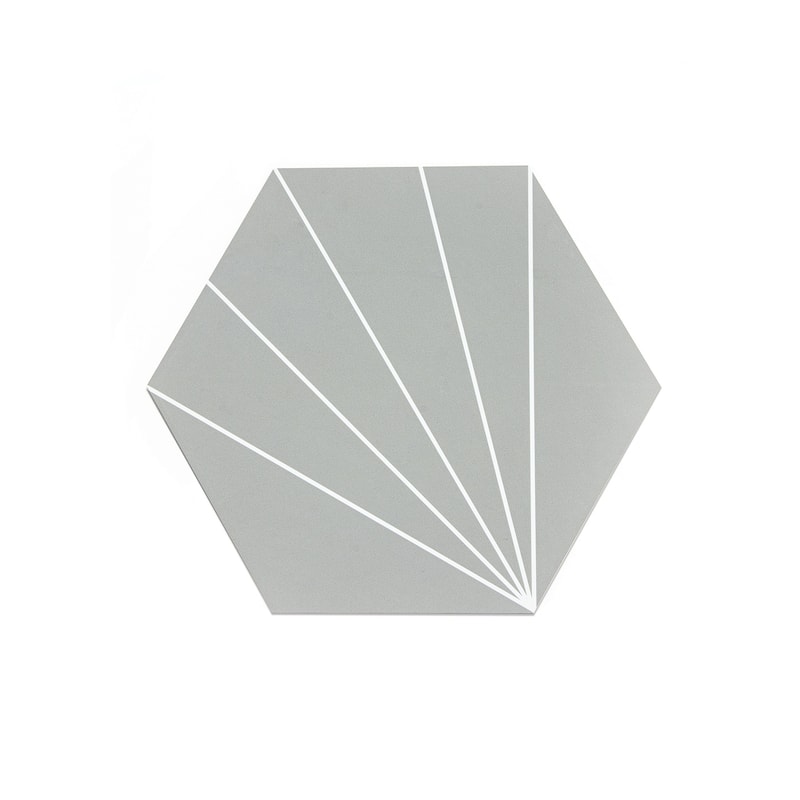 FloorPops Vers Peel & Stick Hexagon Floor Tiles