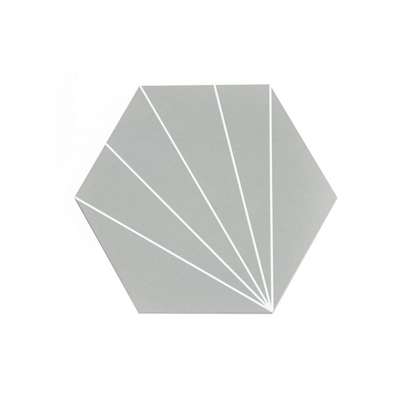 FloorPops Vers Peel & Stick Hexagon Floor Tiles