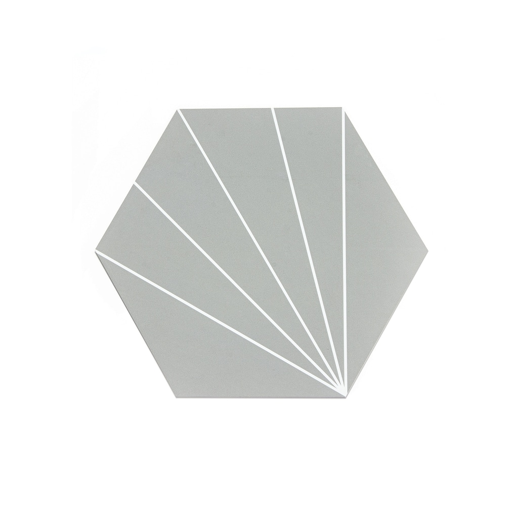 FloorPops Vers Peel & Stick Hexagon Floor Tiles