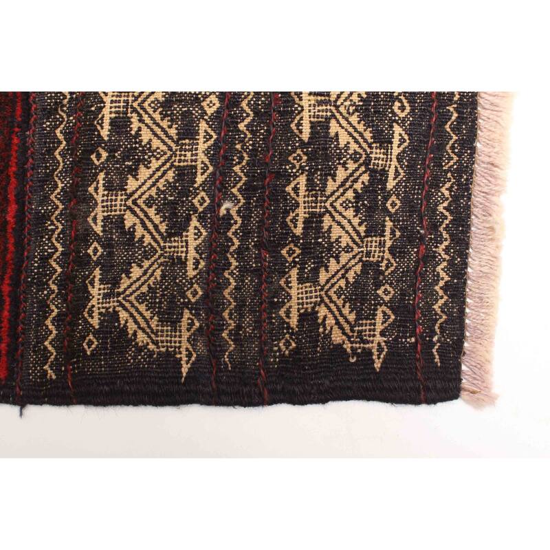 ECARPETGALLERY Hand-knotted Teimani Dark Navy Wool Rug - 2'10 x 4'6