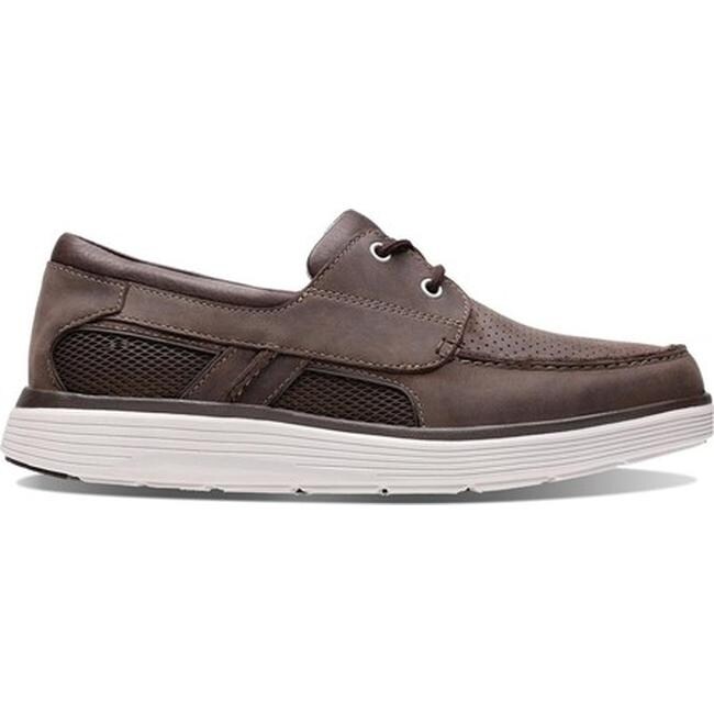 Shop Clarks Men S Un Abode Step Boat Shoe Brown Leather