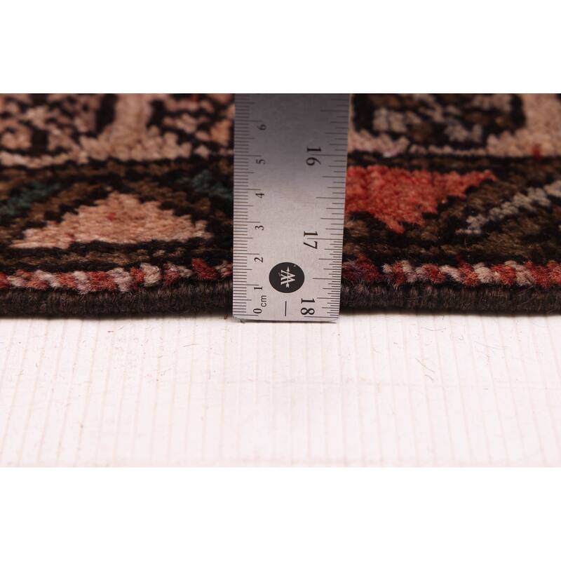 ECARPETGALLERY Hand-knotted Konya Anatolian Dark Red Wool Rug - 3'8 x 10'5