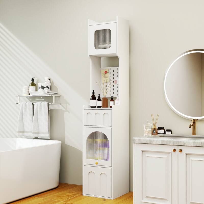 70.87" H Tall Bathroom Storage Cabinet