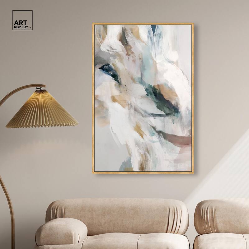 Whispering Colors II Canvas by Art Remedy