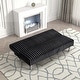 preview thumbnail 3 of 5, Furniture of America Draper I Modern Chenille Channel Tufted Fabric Futon Sofa Bed