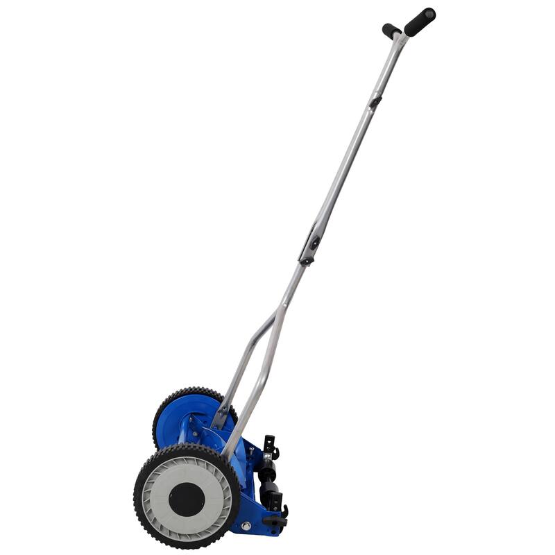 14" Push Reel Lawn Mower with 5-Blade Reel