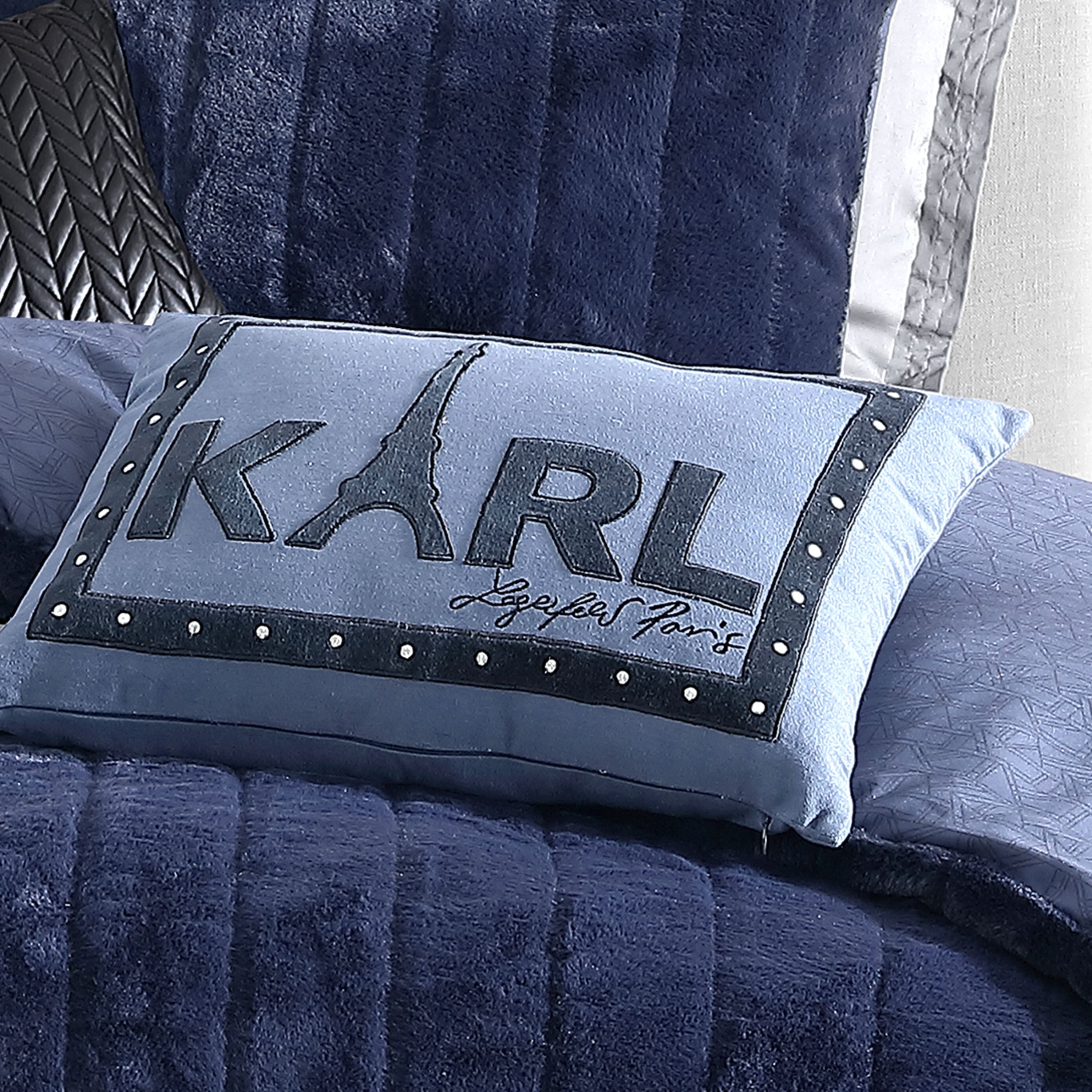 KARL LAGERFELD PARIS Karl Tower Decorative Pillow - Bed Bath & Beyond ...