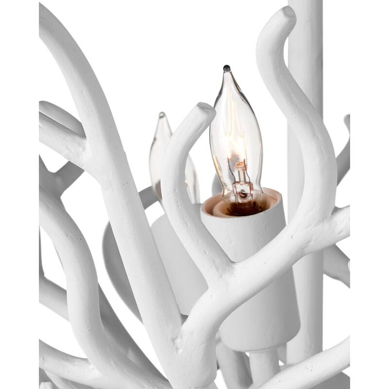 Currey & Company Snowfall Semi-Flush - 11.5"h x 21.5"dia