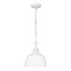 preview thumbnail 7 of 23, Holmes 1-Light Mini Pendant Matte White